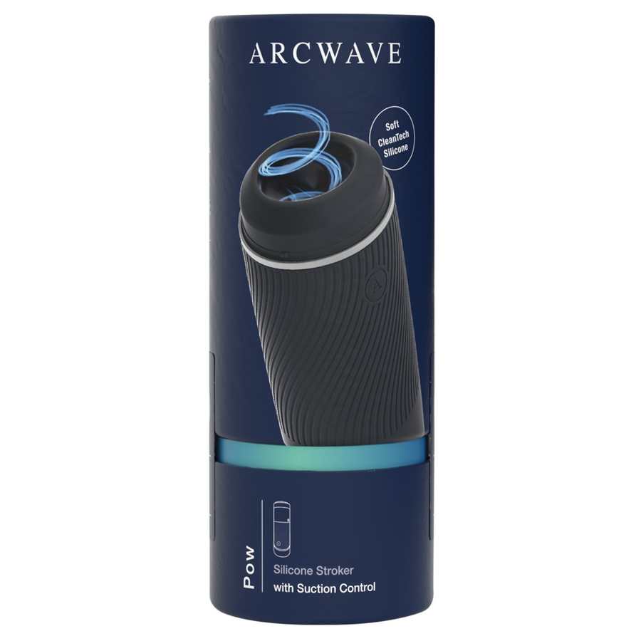 Arcwave Pow - manuális szívó maszturbátor (fekete)
